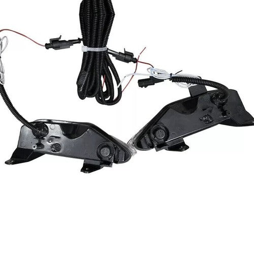 4PCS LED Double Color Fog LIghts & Turn Signal Lights For 2014-2020 Infiniti Q50