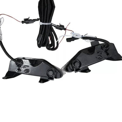 4PCS LED Double Color Fog LIghts & Turn Signal Lights For 2014-2020 Infiniti Q50