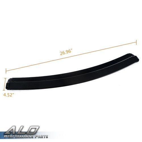 Solid Spare Fit For 15-20 Dodge Charger SRT Front Bumper Lip Spoiler Splitter Body Kit