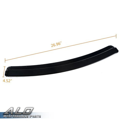 Solid Spare Fit For 15-20 Dodge Charger SRT Front Bumper Lip Spoiler Splitter Body Kit