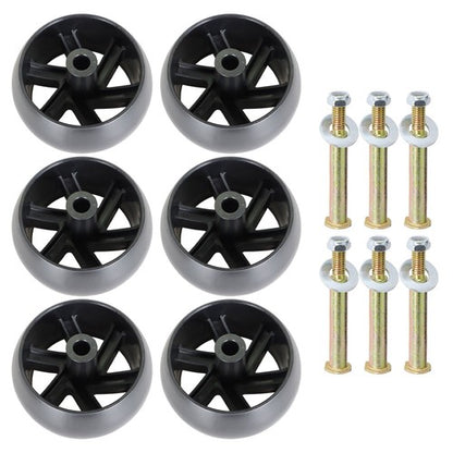 Solid Spare 6PK For Husqvarna Deck Wheels & Hardware Kit 532174873 AYP Sears 174873