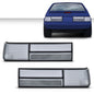 Solid Spare Fit For 87-93 Ford Mustang Fox Body LX Style Smoke Tail Light Lens Left+Right