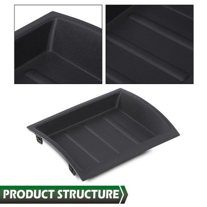 Solid Spare Fit For 05-17 Nissan Xterra Frontier Pathfinder Dash Bezel Storage Box Black