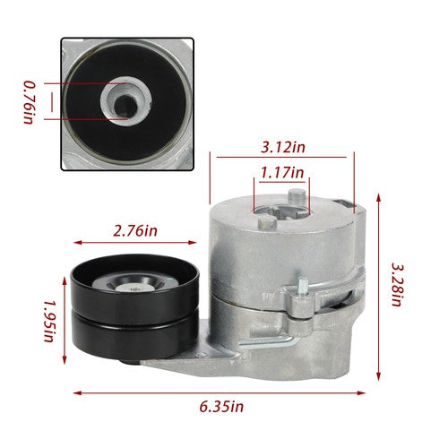 Solid Spare EC210B EC290B Excavator Belt Tensioner 462280 For Volvo Excavator Parts D7D D6D