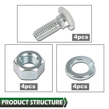 Solid Spare Front Rear Bumper Bolts Fit For Ford 7/16-14x1-1/4" Capped Round Head New