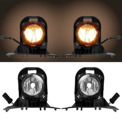 Solid Spare FOR 2000-2004 Ford F-150 Harley Davidson Fog Lights Lamps W/Bulbs Right & Left