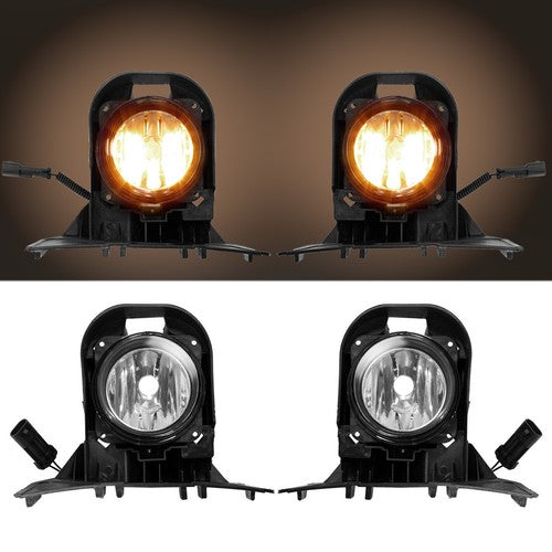 Solid Spare FOR 2000-2004 Ford F-150 Harley Davidson Fog Lights Lamps W/Bulbs Right & Left