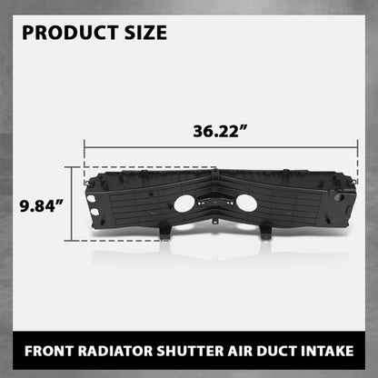 Solid Spare Front Rdiator Shutter Air Duct Intake Fit For 16-20 Tesla Model S 1058073-00-B