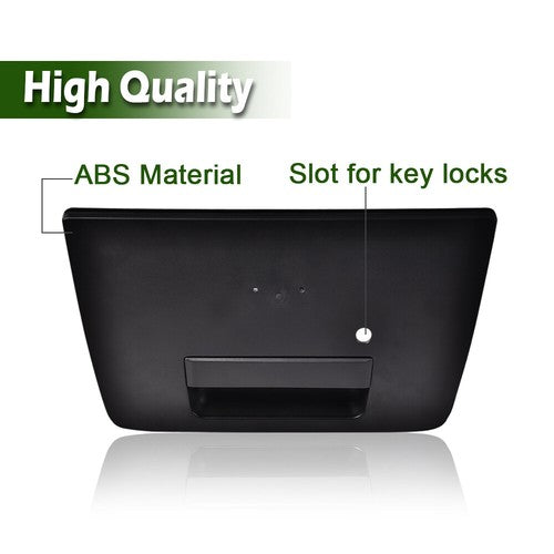 Solid Spare Tailgate Rear Handle Black Fit For 2004-2012 Nissan Titan W/ Emblem Provision
