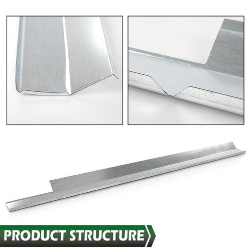 Solid Spare Fit For 2008-2011 Ford Focus 4-Door Slip-on Rocker Panel Left & Right Side