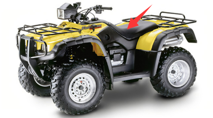 Solid Spare Complete Seat For Honda Foreman Rubicon 500 TRX500FA 01-04 #77100-HN2-000ZA