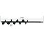 Solid Spare Auger Drill Bit 3" x 24" Garden Plant Flower Bulb Rapid Planter Spiral