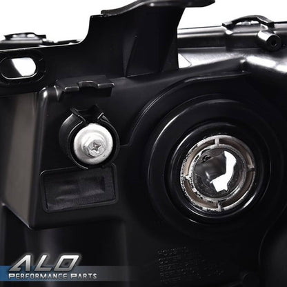 Solid Spare Fit For 07-13 Chevy Silverado 1500/2500/3500 Smoke Lens Black Housing Headlights
