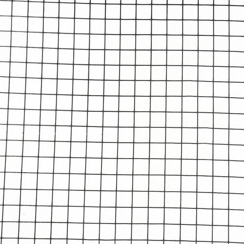 Solid Spare 16 Gauge Black Welded Wire Fence Vinyl Coated Chicken Rabbit Mesh 1inch 24"x100'