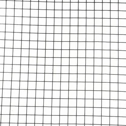 Solid Spare 16 Gauge Black Welded Wire Fence Vinyl Coated Chicken Rabbit Mesh 1inch 24"x100'