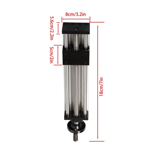 Solid Spare 250MM SLIDING RAIL TABLE LINEAR DOUBLE-TRACK BALLSCREW SFU1605 MOTION STAGE