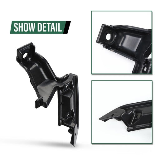 Solid Spare Grille Bracket Set Fit For 2009-2011 Honda Civic Coupe Driver & Passenger Side