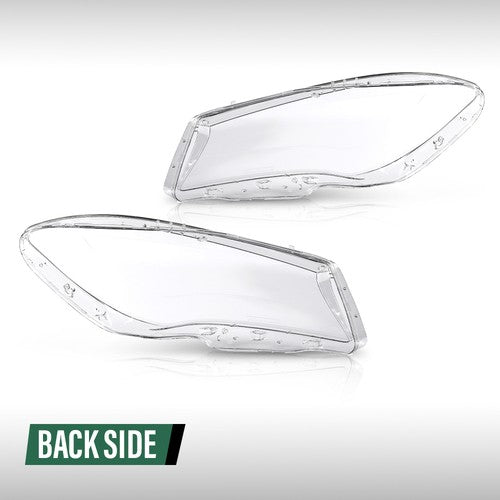 Solid Spare Fit For 2013-2016 Mercedes Benz CLA-Class W117 Headlight Replacement Lens LH RH