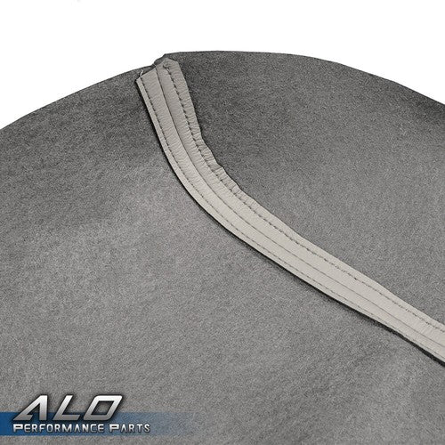 Solid Spare Fit For 2009-2015 Honda Pilot Center Console Lid Armrest Cover Leather Gray