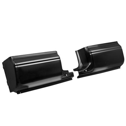 Solid Spare Left & Right Steel Cab Corners For 97-04 Dodge Dakota 2 door Extended / Club Cab