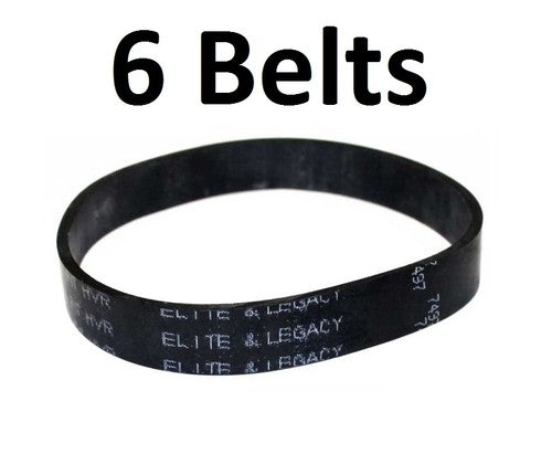 Solid Spare 6 Vacuum Belts for Hoover 38528-040 Elite Empower Fusion Spirit Caddy Legacy