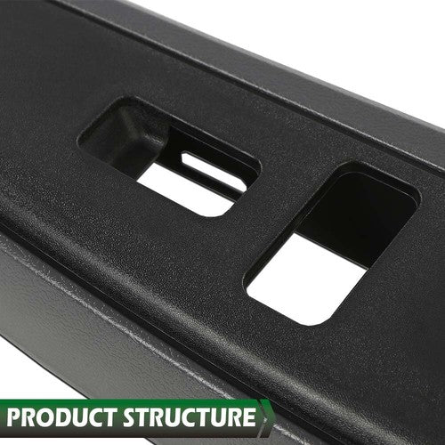 Solid Spare Fit For 03-2007 Chevy Silverado GMC Sierra Front Right Window Switch Bezel Gray