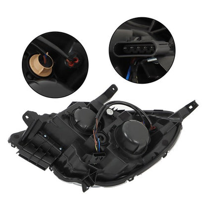 Solid Spare Passenger + Driver Clear For Chevy Equinox 2011-2015 Headlights Front Projector