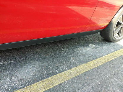 Solid Spare Left Side Exterior Rocker Panel Side Skirt Extension For Dodge Challenger 08-14