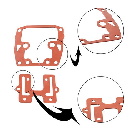 Solid Spare 3 Set Carburetor Carb Kit 439076 For Johnson Evinrude v4 v6 85-235 HP Crossflow