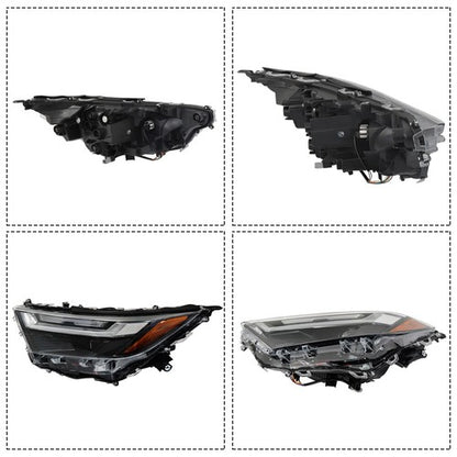 Solid Spare Headlight Single Projector For Toyota Rav4 2022-2023 Headlamp Driver Side Clear