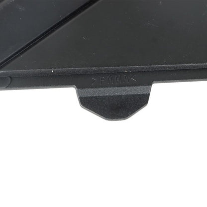 Solid Spare Left & Right Door Mirror Flag Cover Moldings Gloss Black For Fiat 500 2012-2017
