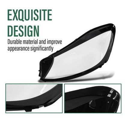 Solid Spare Fit For 2014-2017 Mercedes-Benz S-Class W222 Headlight Replacement Lens Pair