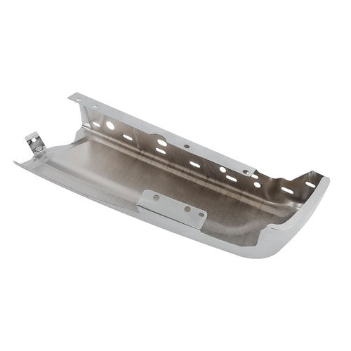 Solid Spare Fit For Ford F-150 2021-2023 Left Steel Rear Bumper End Cap Without Sensor Holes