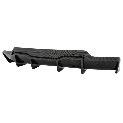 Solid Spare Carbon Fiber Color Rear Bumper Diffuser Lip Cover For Tesla Model 3 2017-2023