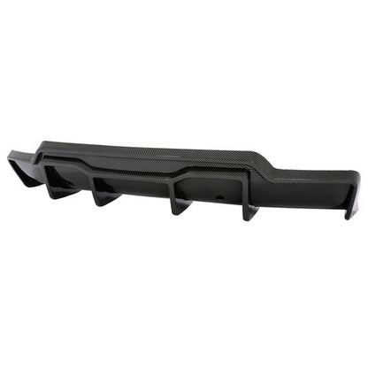 Solid Spare Carbon Fiber Color Rear Bumper Diffuser Lip Cover For Tesla Model 3 2017-2023