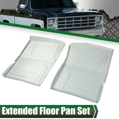 Solid Spare Fit For 1973-1987 Chevy GMC Truck Blazer Jimmy Suburban Front Floor Pan Pair Set