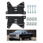 Solid Spare For 2007-2010 Chevy Silverado 2500HD 3500HD Front Bumper Bracket Compatible 2PCS