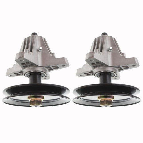 Solid Spare 618-06991 918-06991 2 x Spindle Assembly For Troy Bilt MTD W/Pulley Bolt