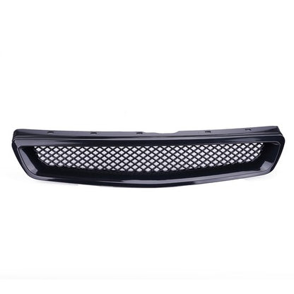 For 1999-2000 Honda Civic Front Bumper Halogen Fog Lights Lamp&Grille Grill 3PCS