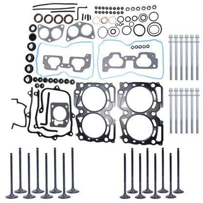 New Head Gasket Set Intake Exhaust Valves Fits For 2004-2009 Subaru 2.5L