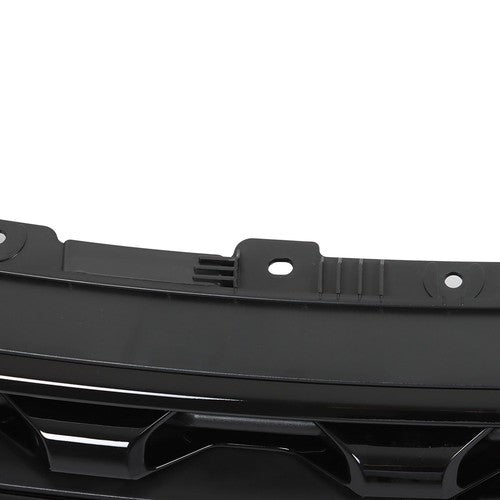 Solid Spare Front Bumper Grille Glossy Black For Ford Explorer 2016-2017 FO1200578