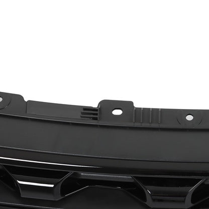 Solid Spare Front Bumper Grille Glossy Black For Ford Explorer 2016-2017 FO1200578