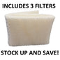 Solid Spare Humidifier Filter for Essick Air MoistAir EF1, EF21 (3 Pack)