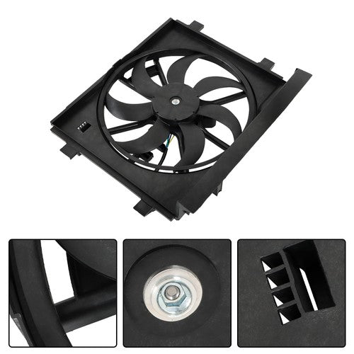 Solid Spare Front Radiator A/C Condenser Fan For 2013-2018 Nissan Sentra 1.6L 1.8L L4 622880