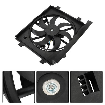 Solid Spare Front Radiator A/C Condenser Fan For 2013-2018 Nissan Sentra 1.6L 1.8L L4 622880