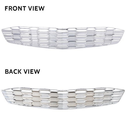 Solid Spare FOR 2016-2018 Chevy Malibu CHROME Snap On Grille Overlay Grill Covers Inserts