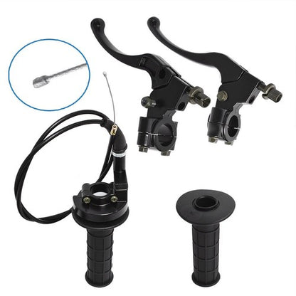 Solid Spare Handlebar Grip 7/8" Throttle Cable Clutch Brake Lever For Honda Baja Doodlebug
