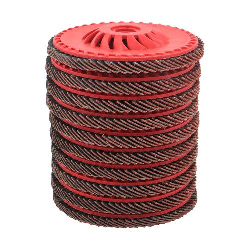 Solid Spare 10 Pack 4-1/2 x 7/8" Flap Sanding Disc 40 Grits Type 29 Ceramic Grinding Wheel
