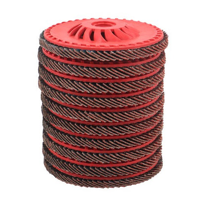 Solid Spare 10 Pack 4-1/2 x 7/8" Flap Sanding Disc 40 Grits Type 29 Ceramic Grinding Wheel
