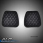 Solid Spare 2Pcs Black Brake Or Clutch Pedal Pads Cover Fit For Honda Accord Civic CRV